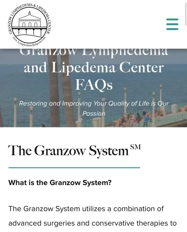 Patients often call us to ask about the risks and effectiveness of lymphedema surgery. Here are some points to consider: https://lymphedemasurgeon.com/faqs/. ⁠
⁠
We know many of you travel a significant distance to see us in Jacksonville, so our intake process for potential new patients is tailored to help determine if you would make a good surgical candidate well ahead of an in-office consultation with Dr. Granzow.⁠
⁠
Please contact us by phone at 904.325.9386 or by submitting this form at https://lymphedemasurgeon.com/contact/.⁠
⁠
#lymphedema #lymphedemaawareness #lymphedemasurgeon #lymphedemafaq #lymphedemadoctor #lymphedematreatment #lymphedemawarrior